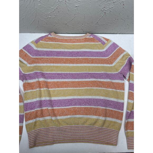 Veronica Beard Women’s Raimi Striped Multicolored Knit Sweater Sweater Size XL - Picture 3 of 4